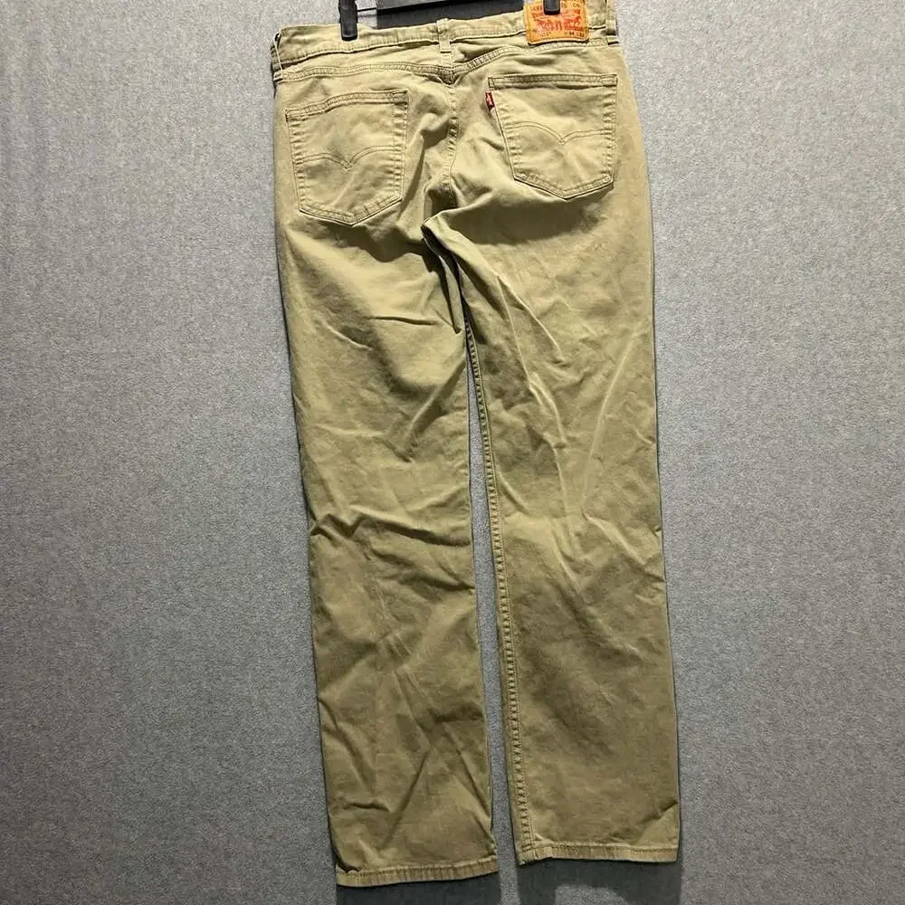 Levi's 514 Tan Straight Fit Pants Size 34x32